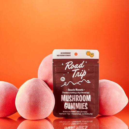 Road Trip | Amanita Muscaria Gummies (8ct) : Peach