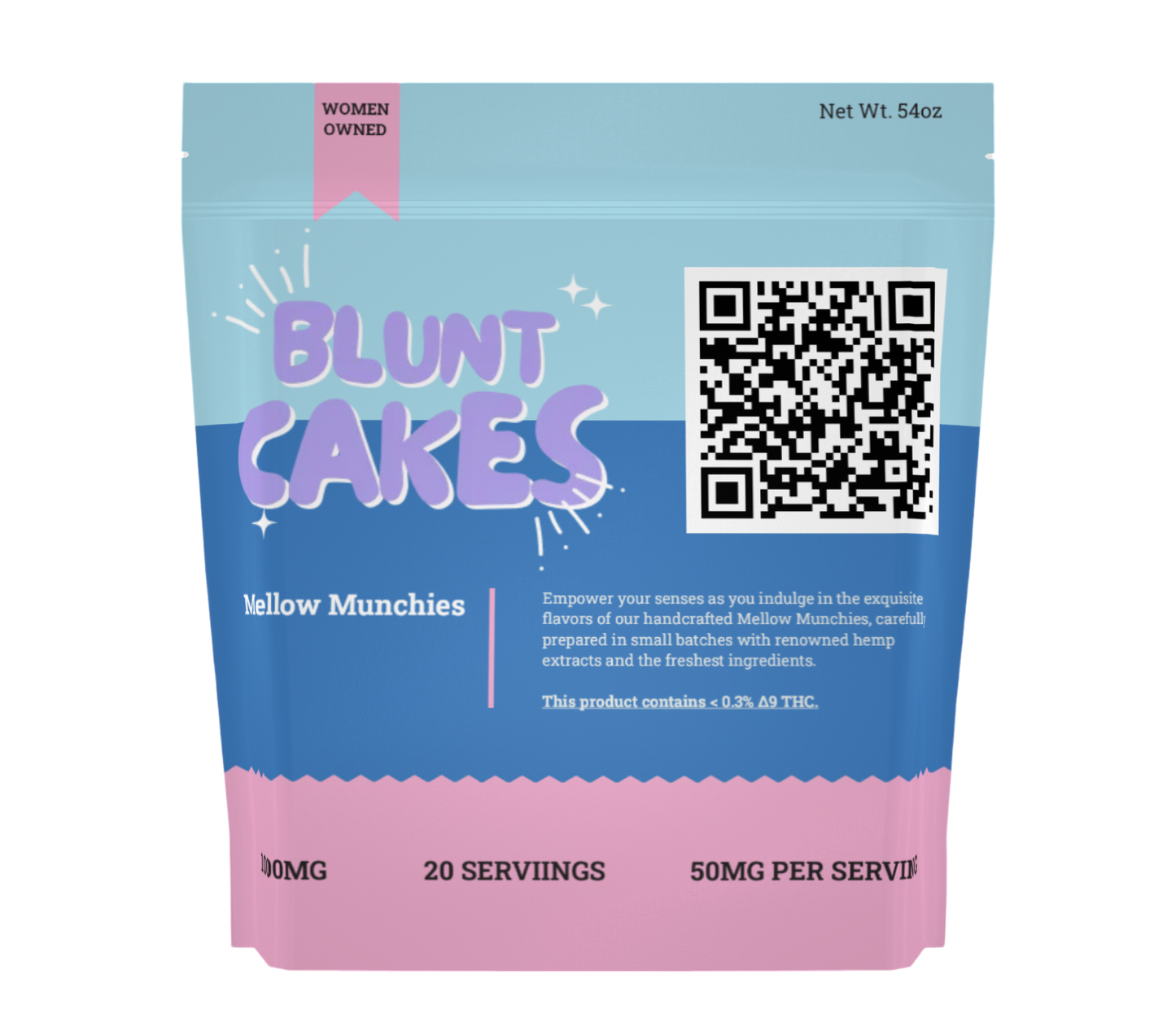 Blunt Cakes | Delta 9 Mellow Munchies : 1000mg