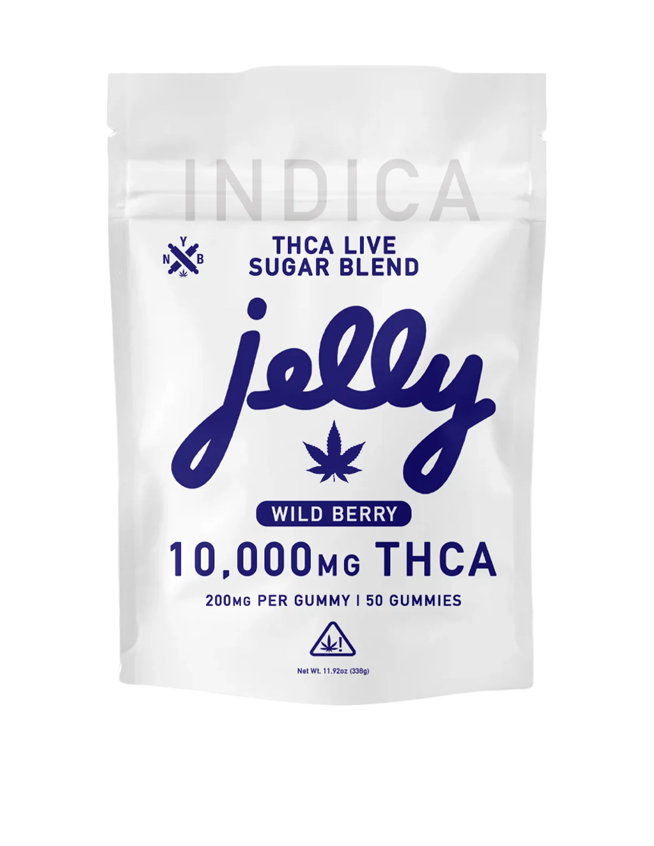 Not Your Bakery | THCa Live Sugar Gummies : 10,000mg - Wild Berry (INDICA)